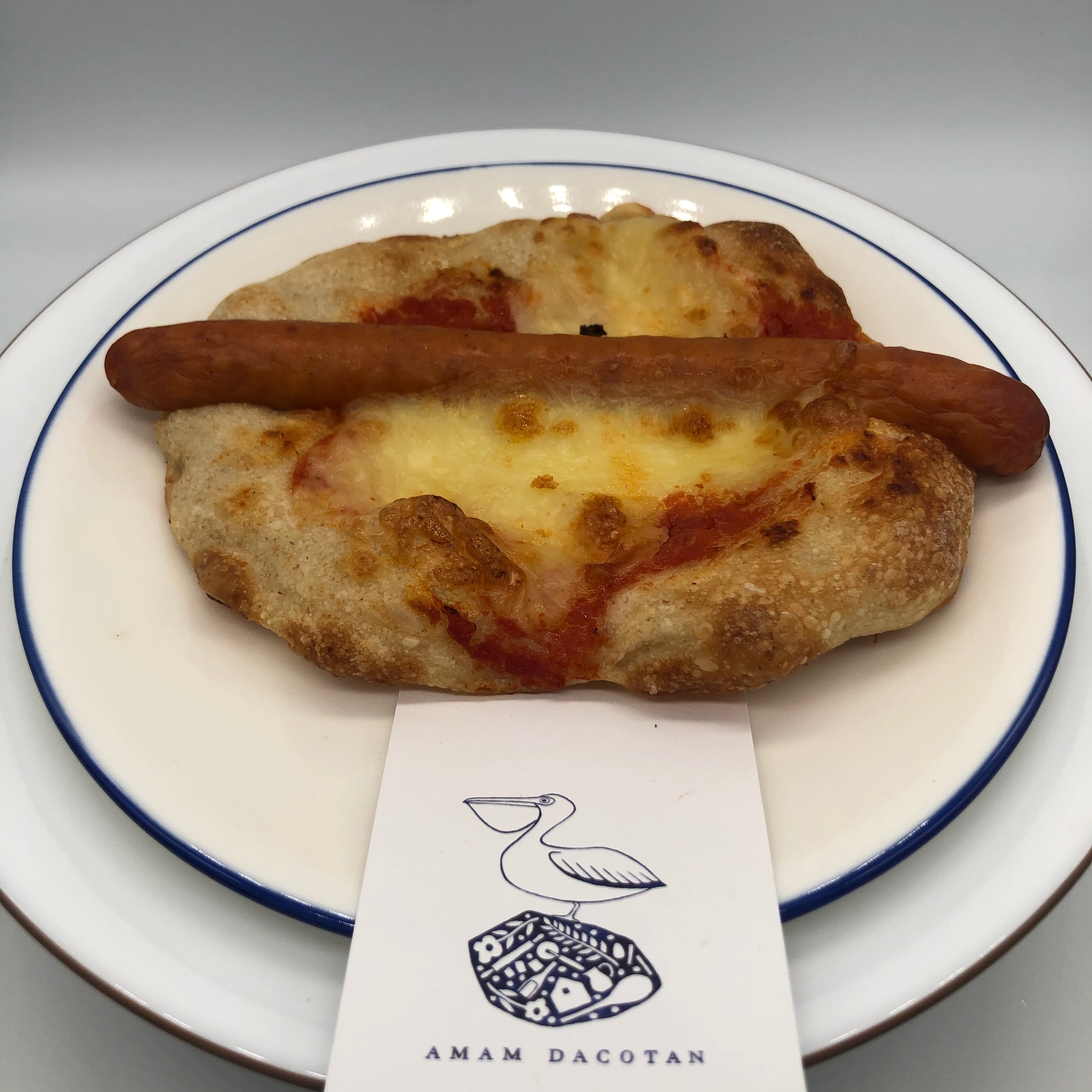 チョリソーとモッツァレラのpizza